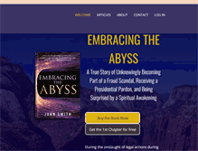 Tablet Screenshot of embracingtheabyss.com